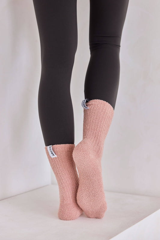 ARCTIC FOX Cosy Socks - 100% Recycled - Muted Pink - FW25