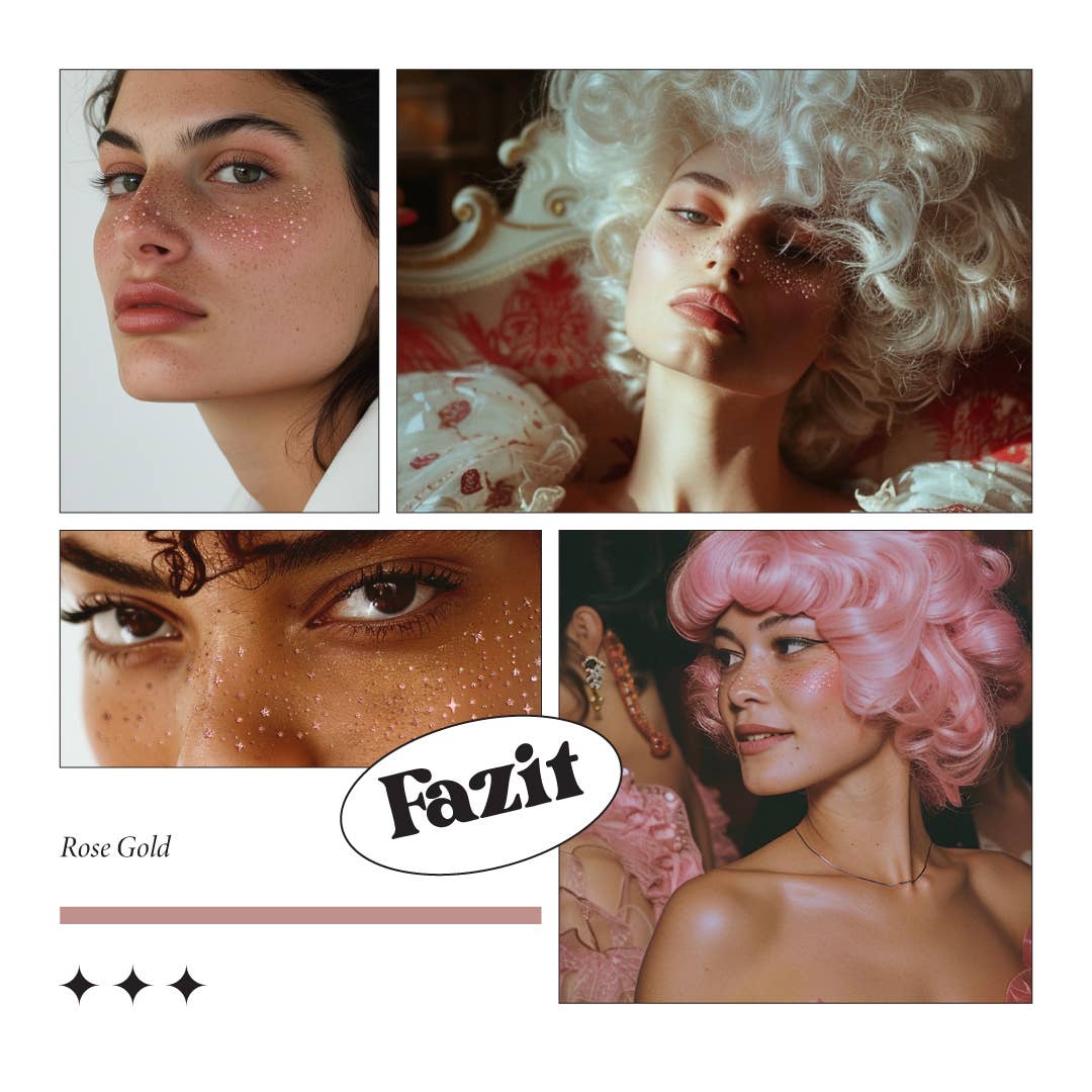 FAZIT Rose Gold Stardust Speckles Halloween Makeup Glitter