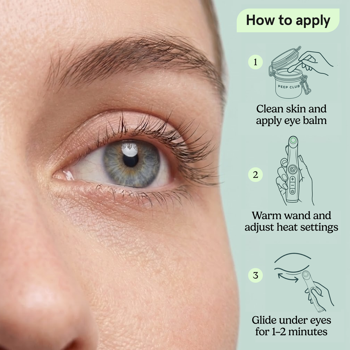 PEEP CLUB Heated Eye Wand™ LED +