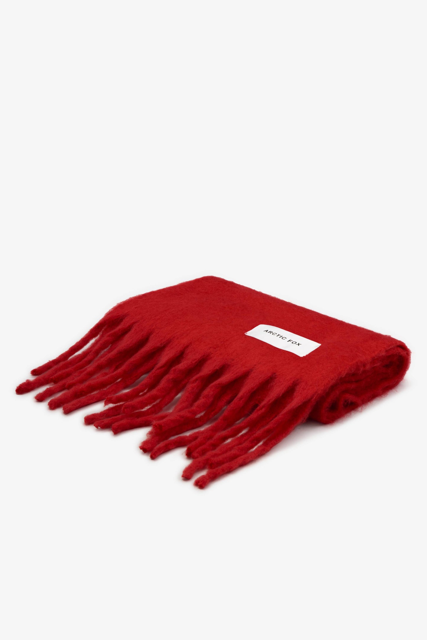 ARCTIC FOX The Stockholm Scarf - 100% Recycled - Crimson Red - FW25