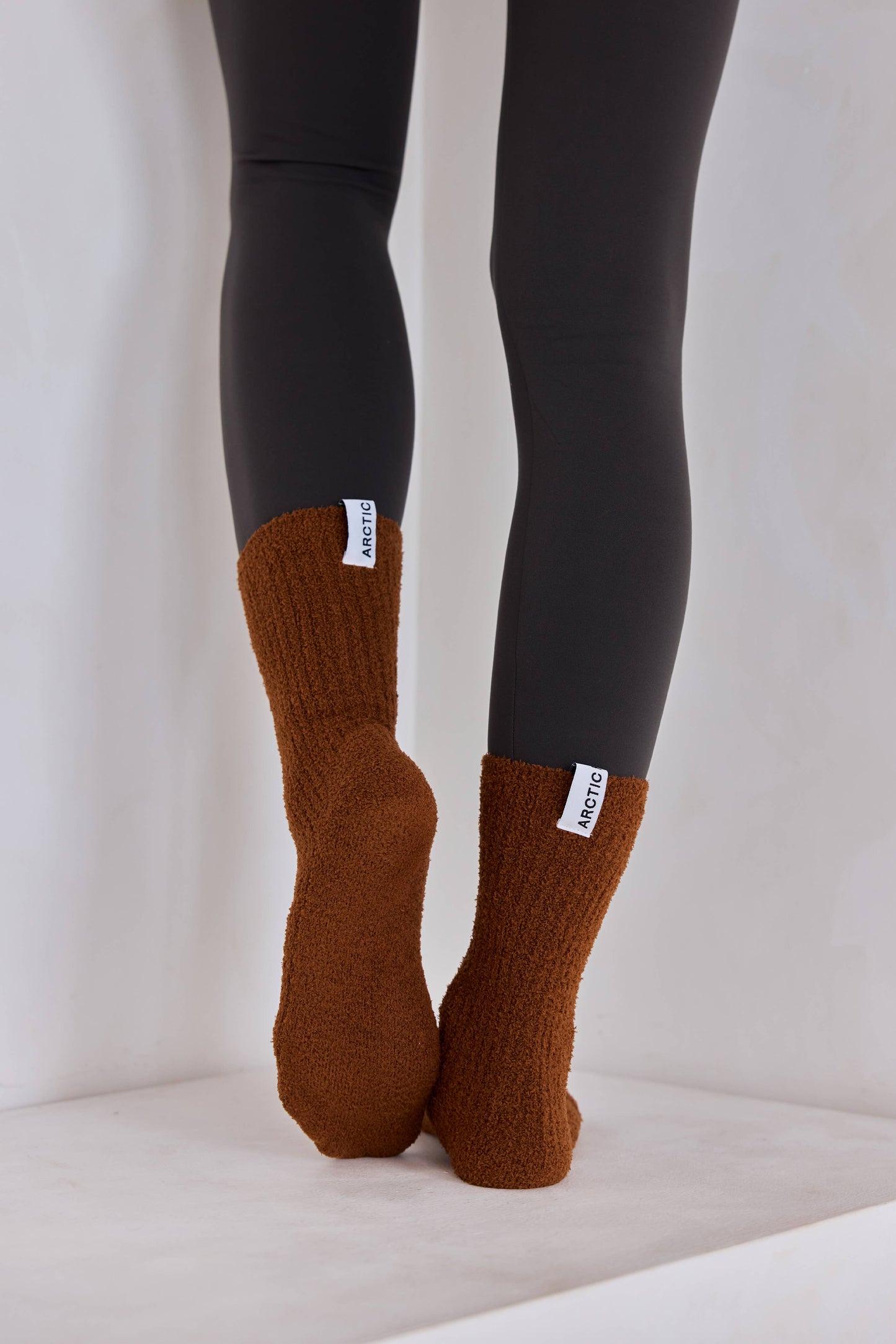 ARCTIC FOX Cosy Socks - 100% Recycled - Sepia - FW25