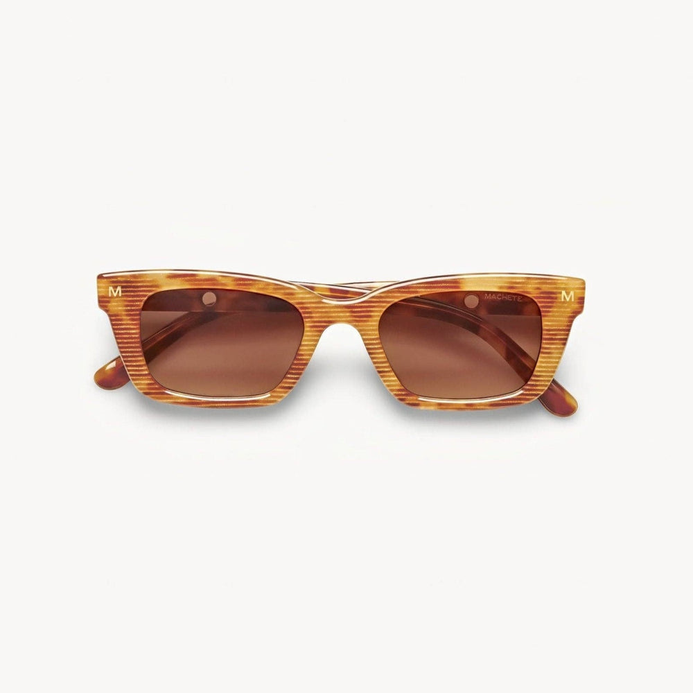 MACHETE Ruby Sunglasses | Light Tortoise Stripe