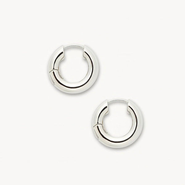 MACHETE Chunky Hoops | Silver