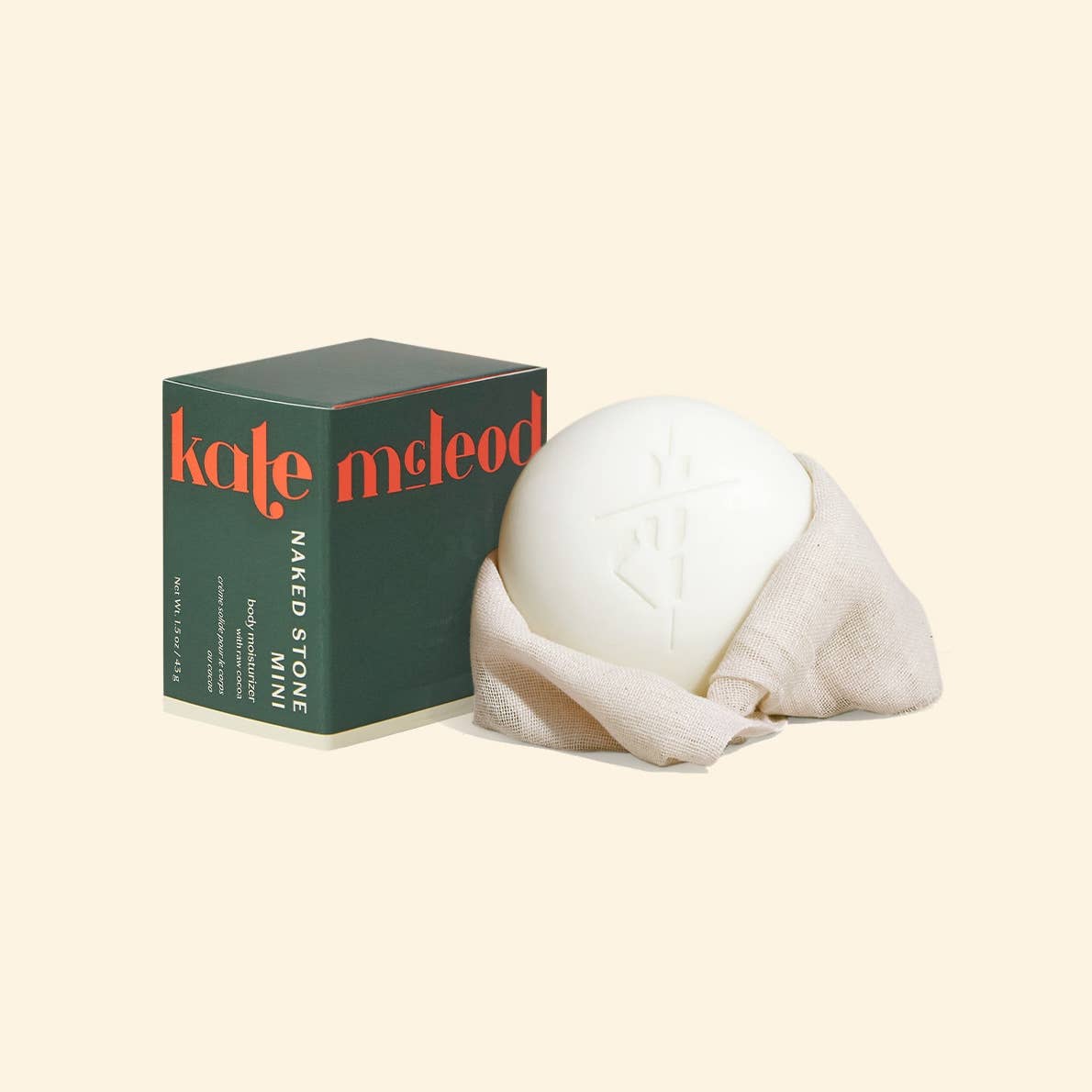 KATE McCLEOD Naked Stone | Deep Moisturizing Lotion Bar: Starter Kit (3.5 oz)