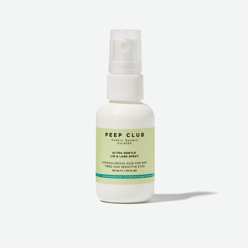 PEEP CLUB Ultra-Gentle Lid & Lash Hypochlorous Spray