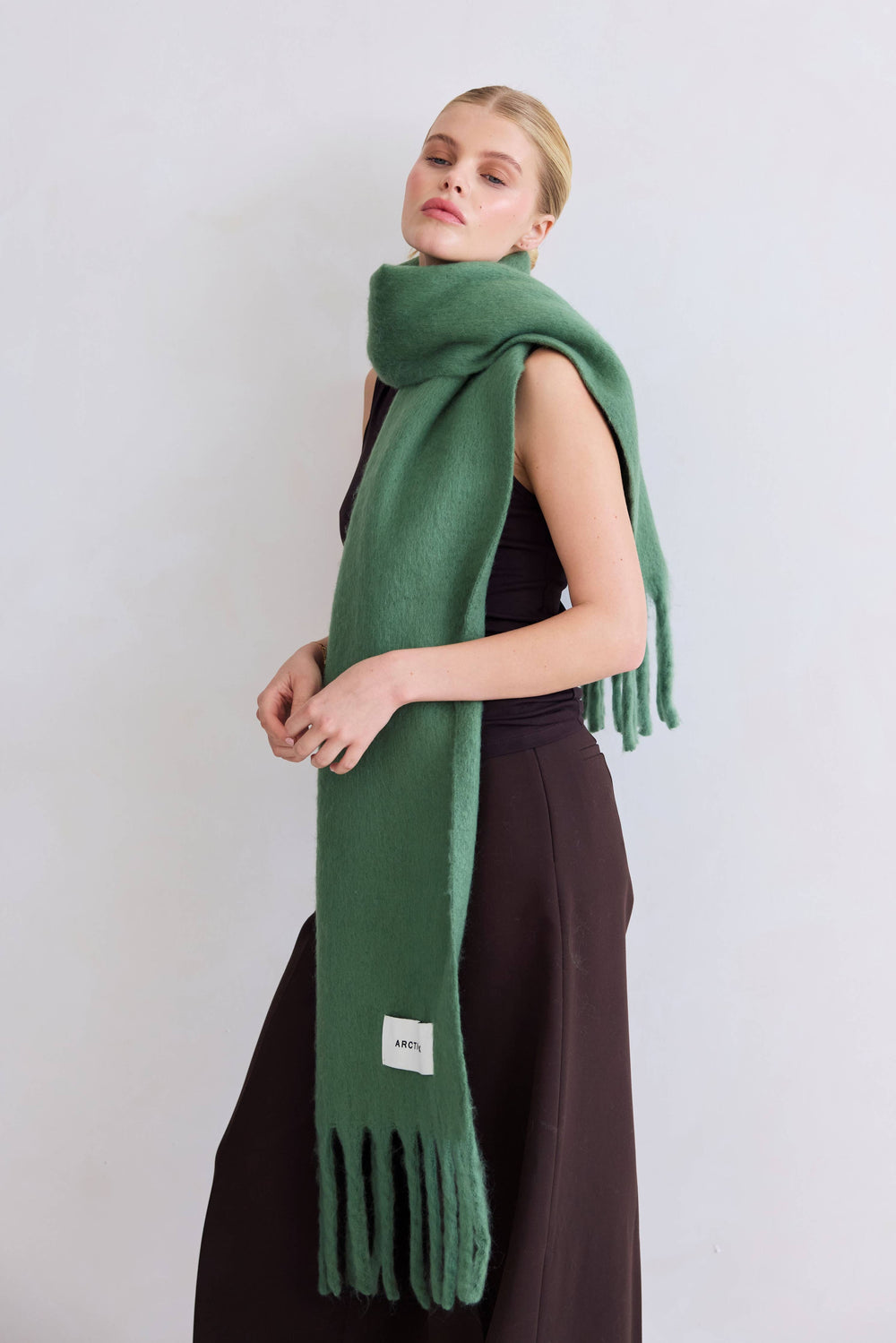 ARCTIC FOX The Stockholm Scarf - 100% Recycled - Forest Fern - FW25