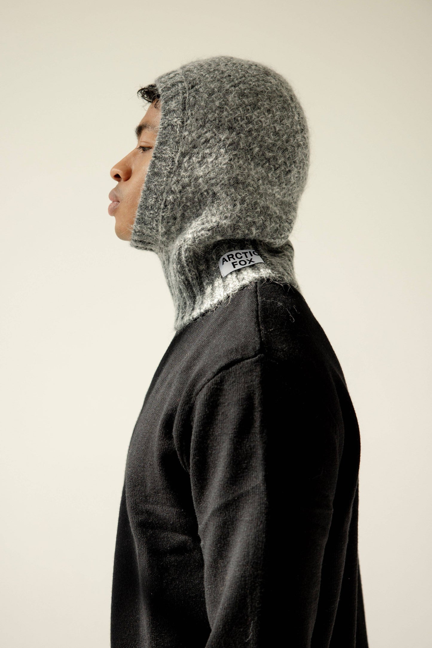 Alpaca Balaclava Fitted Hood - Alpine Cloud - FW25