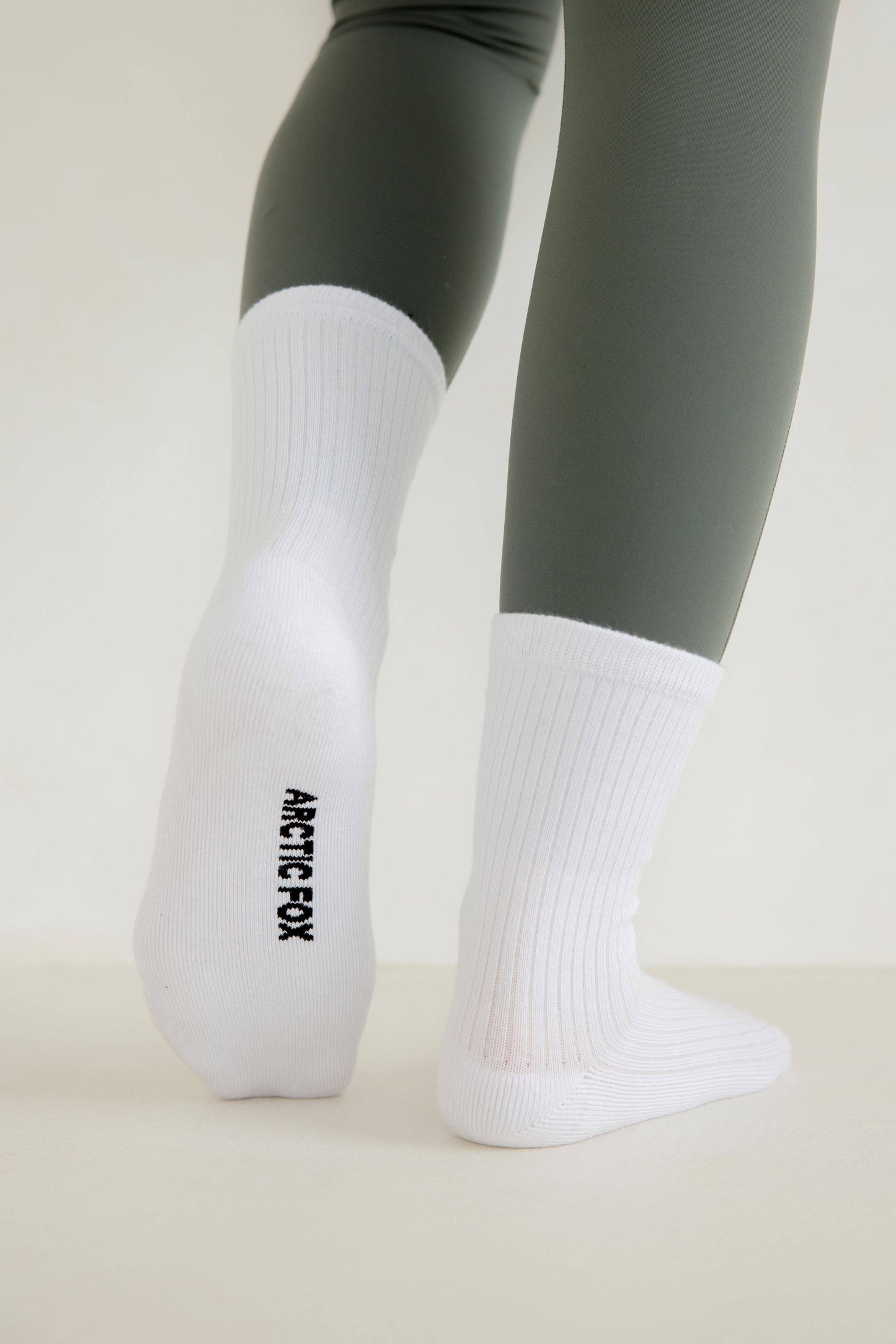 ARCTIC FOX  The Everyday Socks - 100% Bamboo - White - FW25