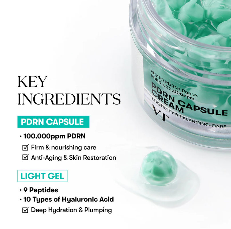 VT COSMETICS PDRN Hyaluronic Capsule Cream 100