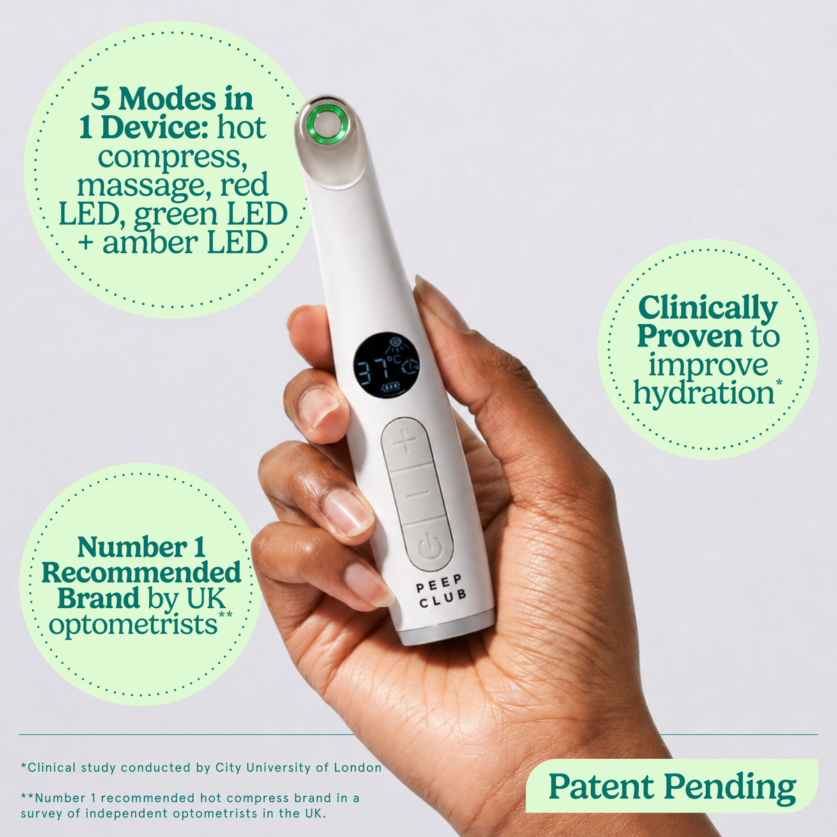 PEEP CLUB Heated Eye Wand™ LED +