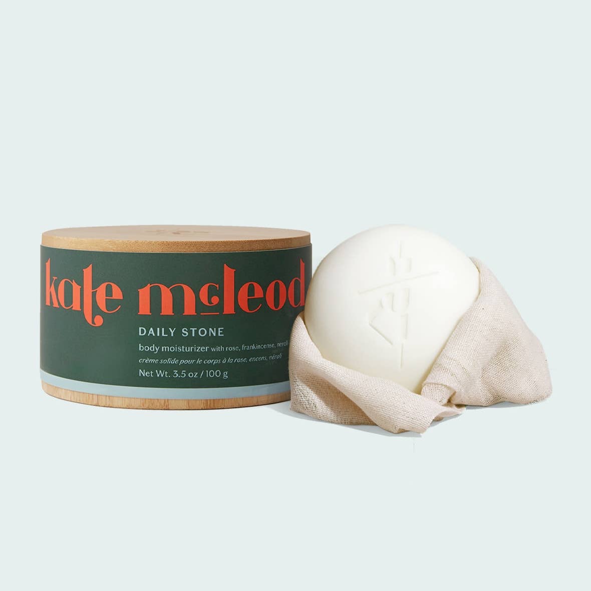 KATE McCLEOD Daily Stone | Deep Moisturizing Lotion Bar: Starter Kit (3.5 oz)