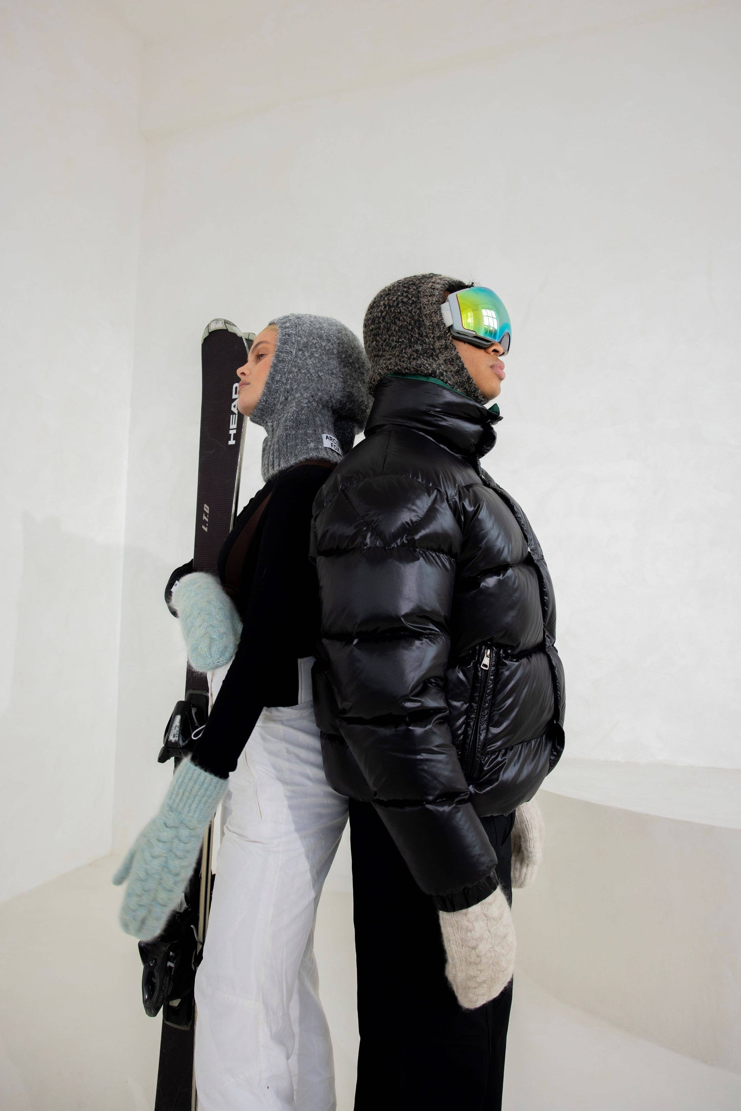 Alpaca Balaclava Fitted Hood - Alpine Cloud - FW25