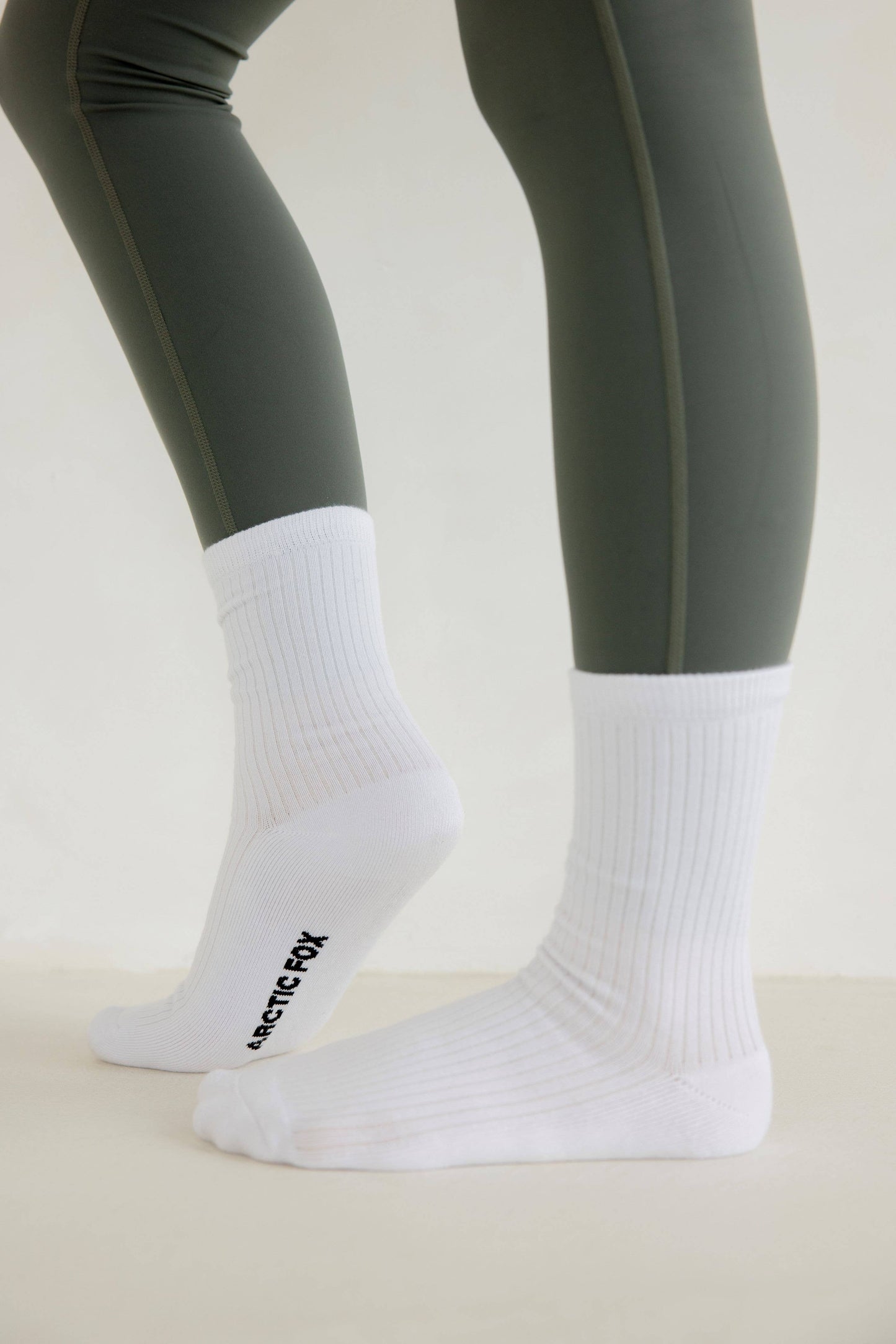 ARCTIC FOX  The Everyday Socks - 100% Bamboo - White - FW25