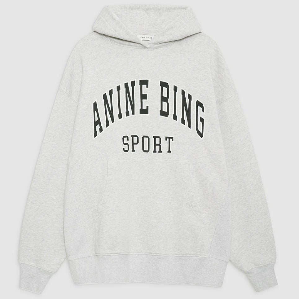 ANINE BING Alto Hoodie | Grey Melange