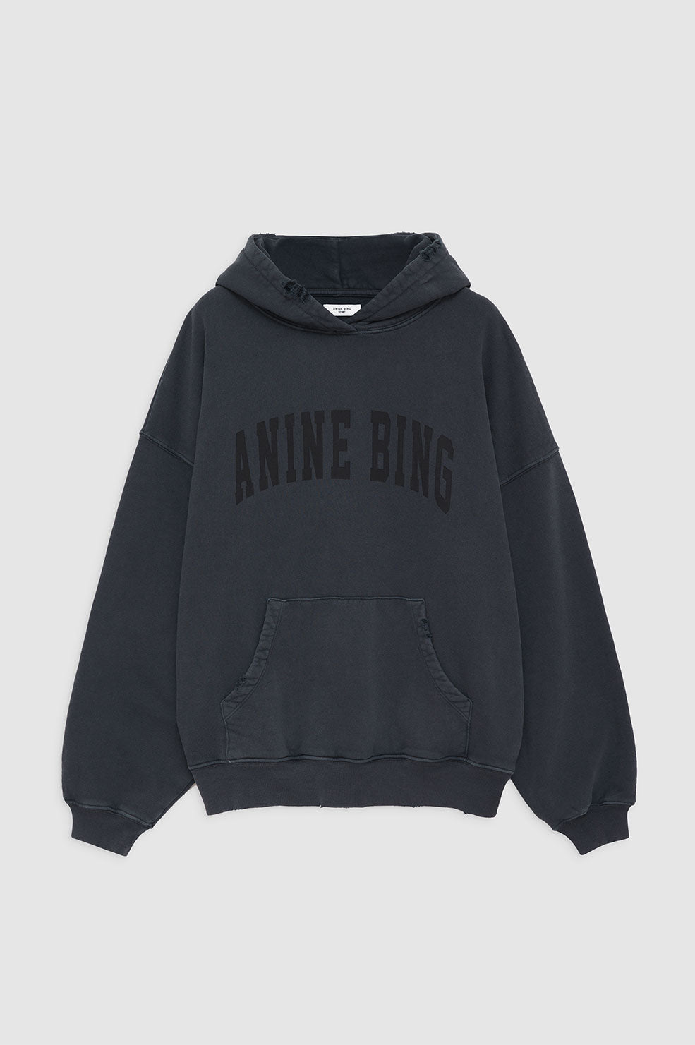 ANINE BING Harvey Sweatshirt | Washed Black