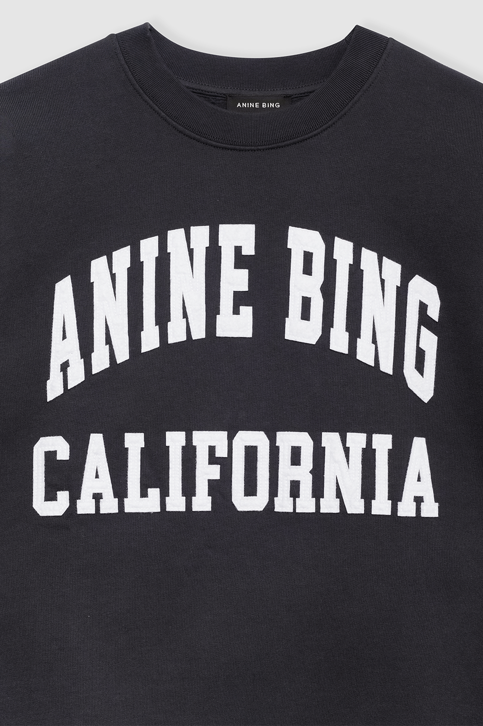 ANINE BING Miles Sweatshirt | Vintage Black