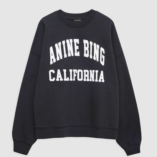 ANINE BING Miles Sweatshirt | Vintage Black