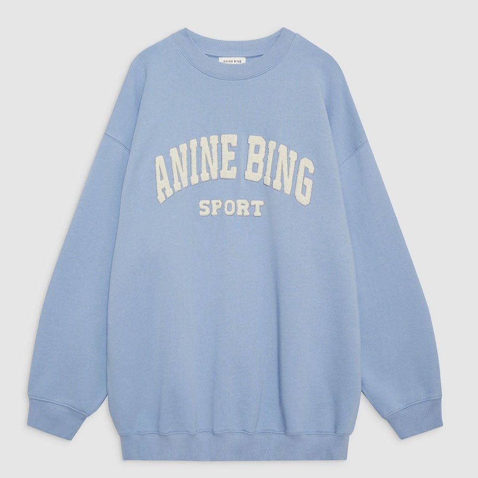 ANINE BING Tyler Sweatshirt Capri Blue