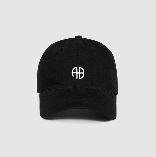 ANINE BING Jeremy Baseball Cap | Black Denim