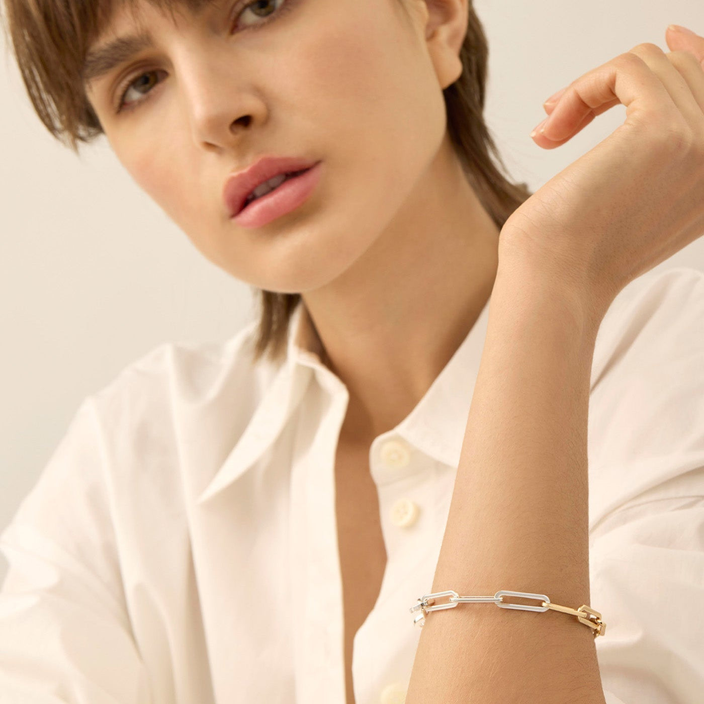 JENNY BIRD Andi SLim Bracelet | Two Tone