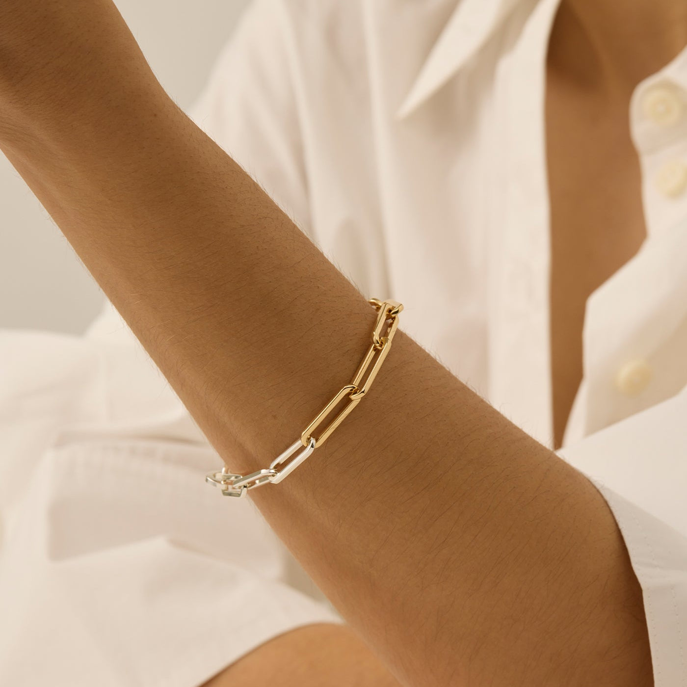 JENNY BIRD Andi SLim Bracelet | Two Tone