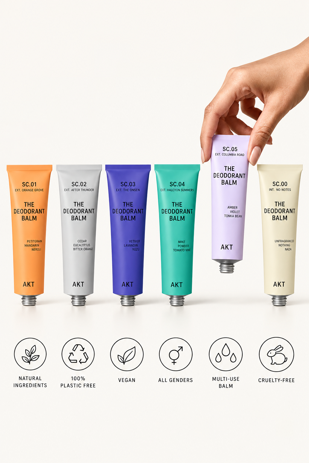 AKT Deodorant Balm SC.05 Columbia Road - aluminum-free