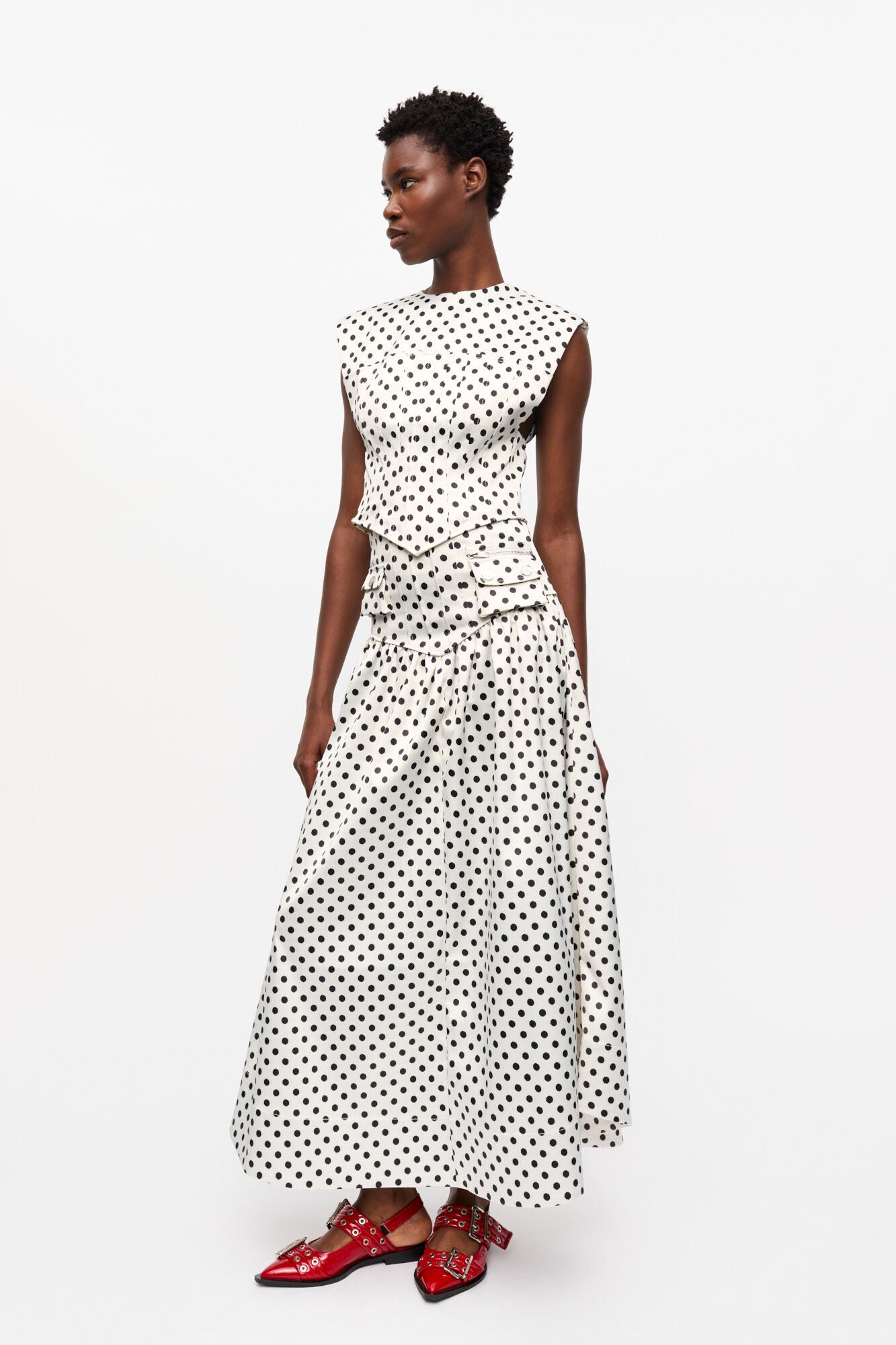 【GANNI】国内発送★Printed Double Satin Long Pocket Skirt GANNI Printed Double Satin Long Pocket Skirt – Shop Sunday