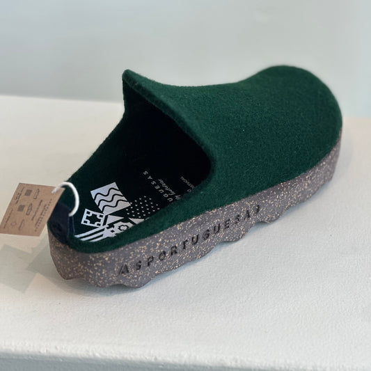 Asportuguesas COME Slip-On Sneaker Mule | Evergreen