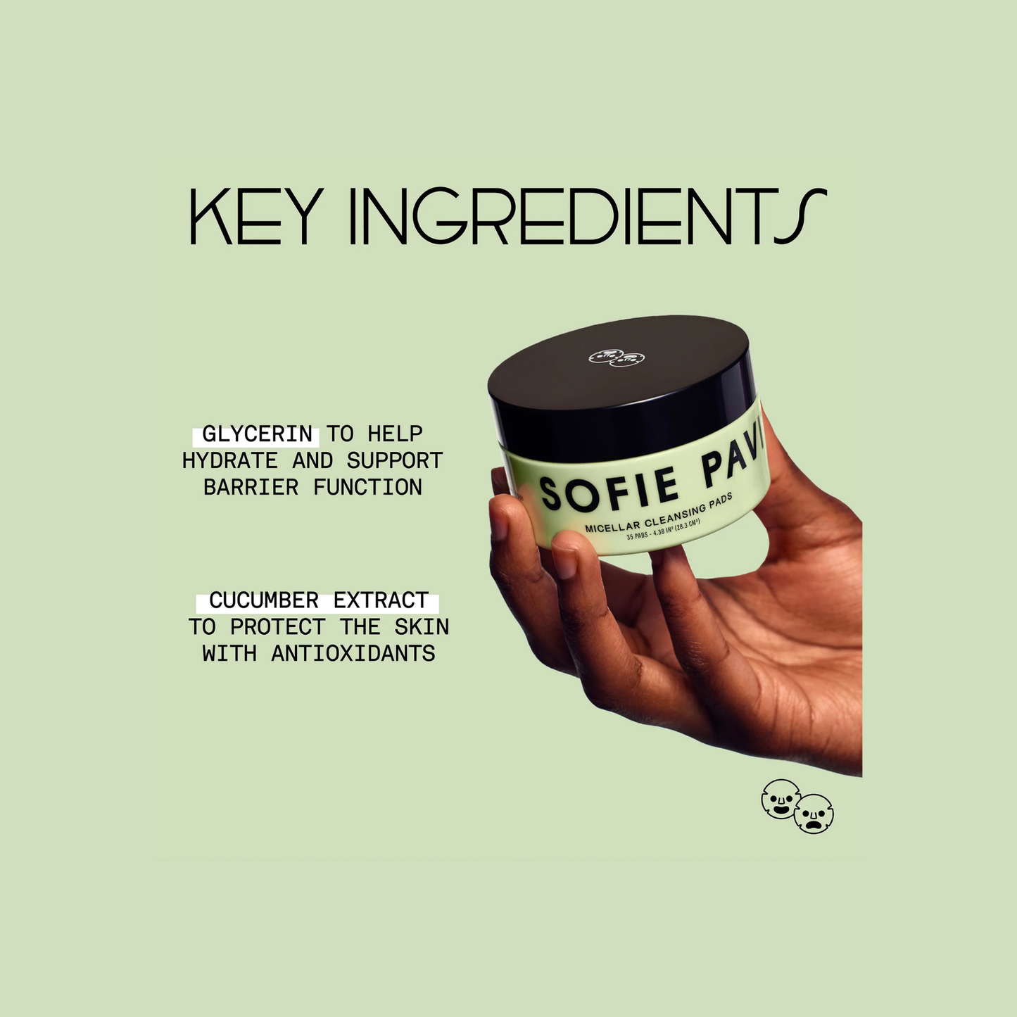SOFIE PAVITT Micellar Cleansing Pads