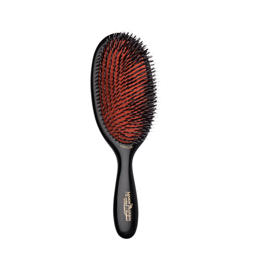 Mason Pearson BN1 Popular Brush Dark Ruby with presentation box — authorized retailer Shop Sunday School