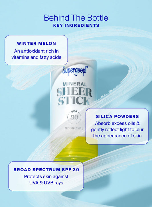 Supergoop Mineral Sheer Stick SPF 30