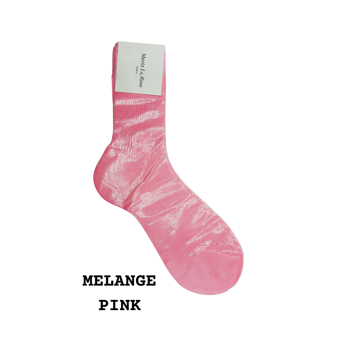 MARIA LA ROSA One Ribbed Laminated Socks