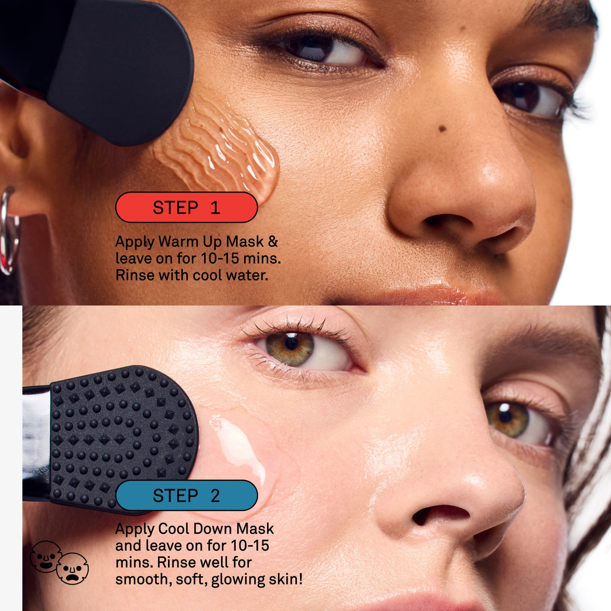 SOFIE PAVITT FACE Temp Check Hot & Cold Therapy Mask Duo