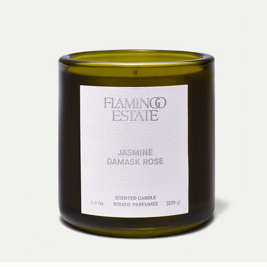 FLAMINGO ESTATE Euphoria Night Blooming Jasmine & Demask Rose Candle 8oz