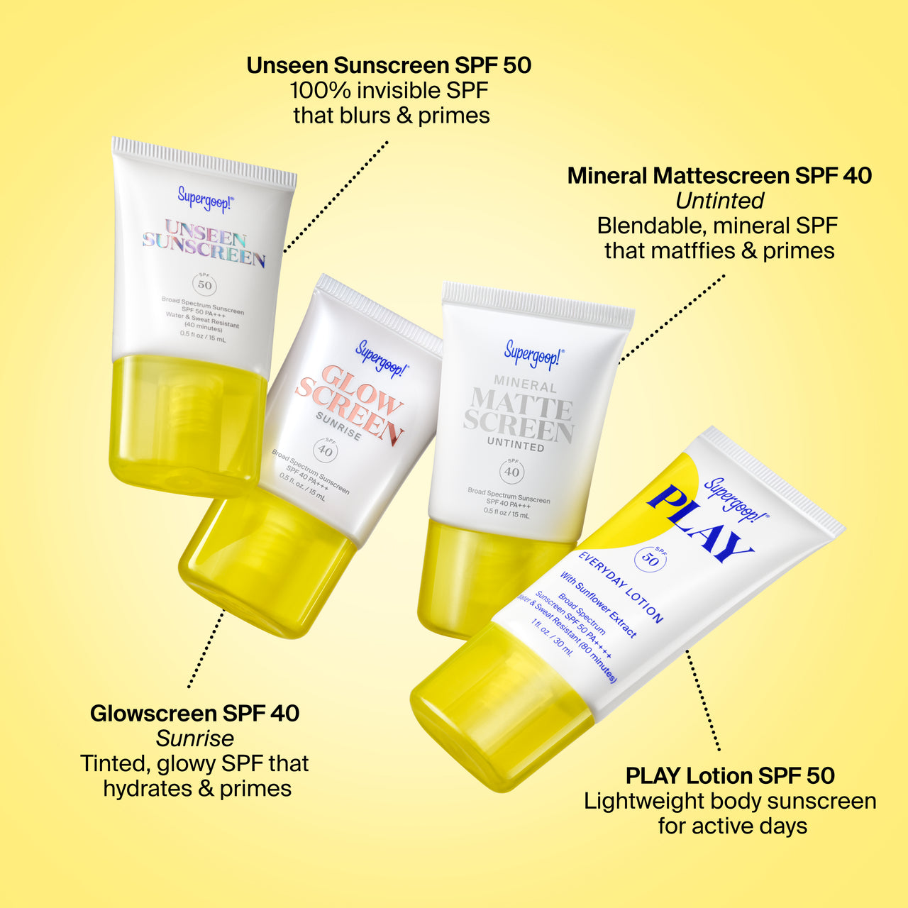 SUPERGOOP! Supergoopies SPF Bestsellers Set