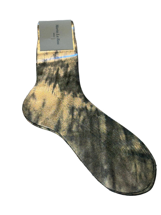 MARIA LA ROSA Laminated Socks Tie Dye