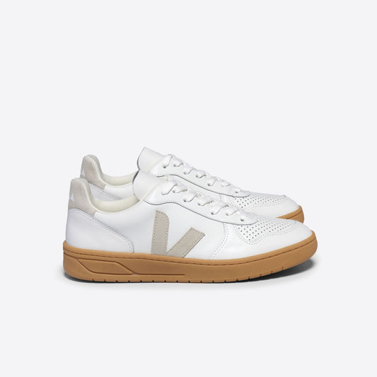 VEJA V-10 Leather | White Natural