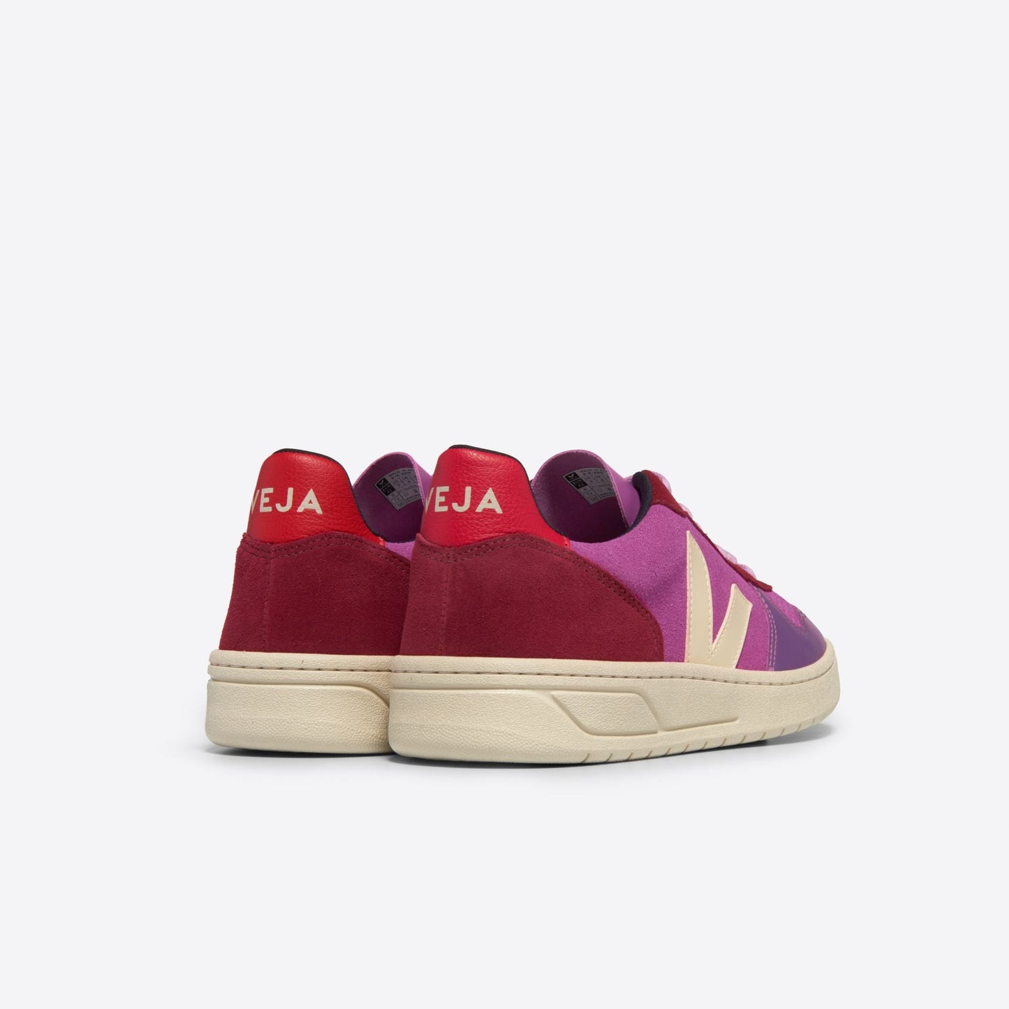 VEJA V-10 Suede Multico Ultraviolet Calcaire