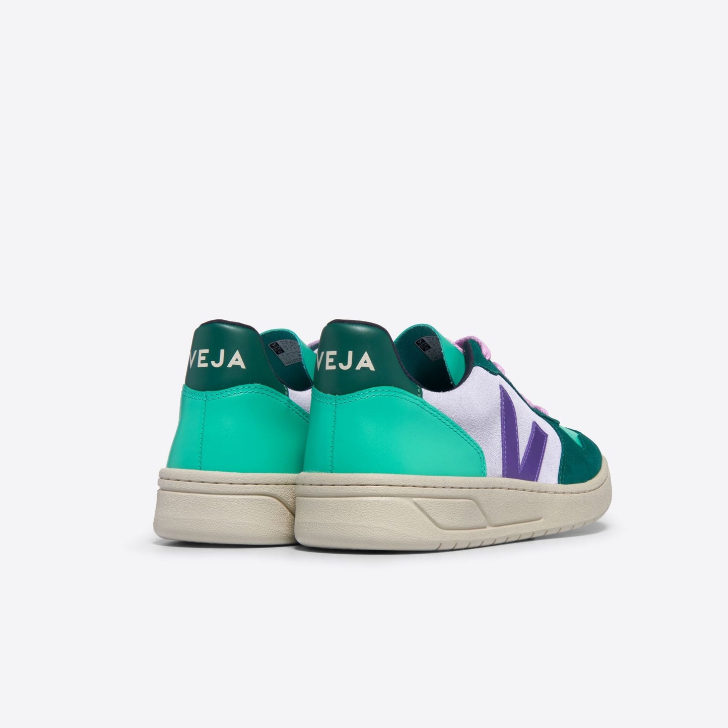 VEJA V-10 Suede Multico Swan Purple Pierre