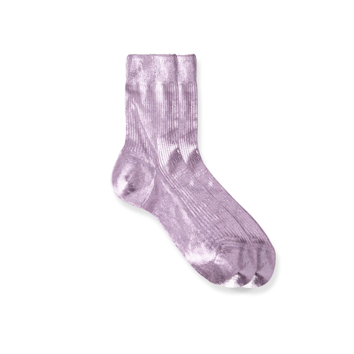 Maria La Rosa One Ribbed Laminated Socks