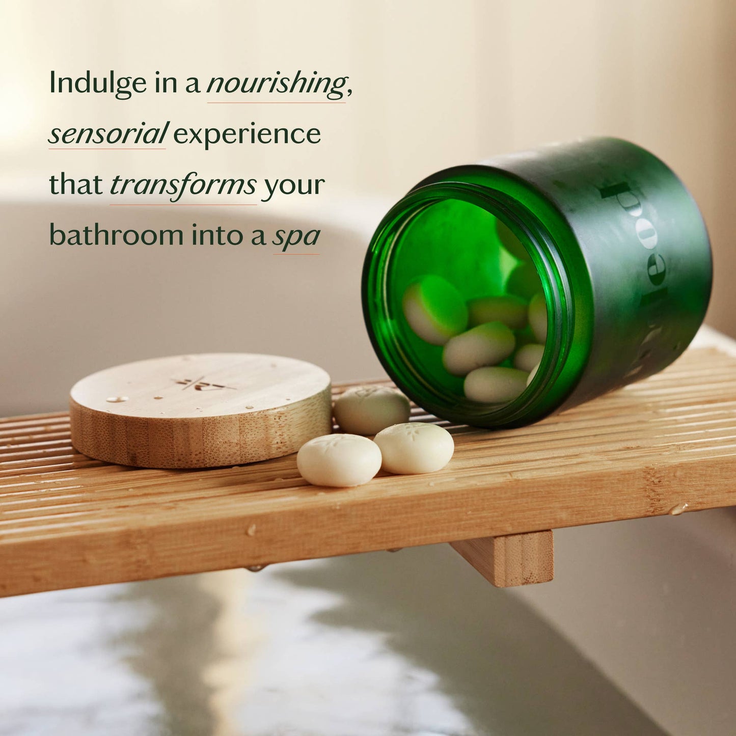 KATE McCLEOD Daily Pebble | Deep Moisturizing Solid Bath & Shower Oil: Tray of 20