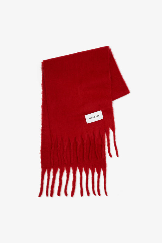 ARCTIC FOX The Stockholm Scarf - 100% Recycled - Crimson Red - FW25