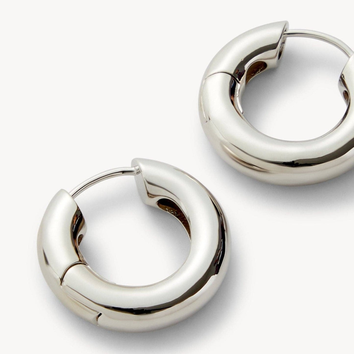 MACHETE Chunky Hoops | Silver