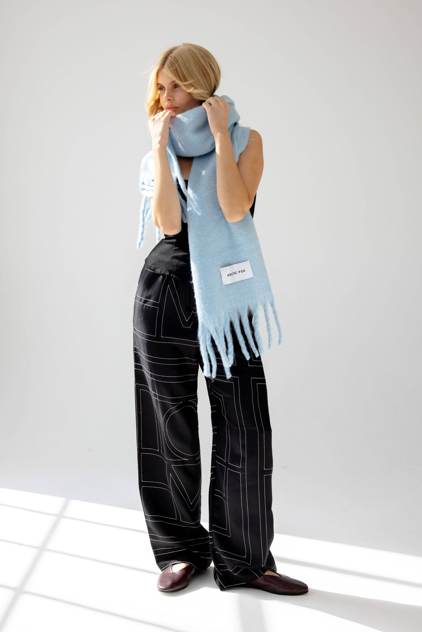 ARCTIC FOX The Stockholm Scarf - 100% Recycled - Glacier Blue - FW25