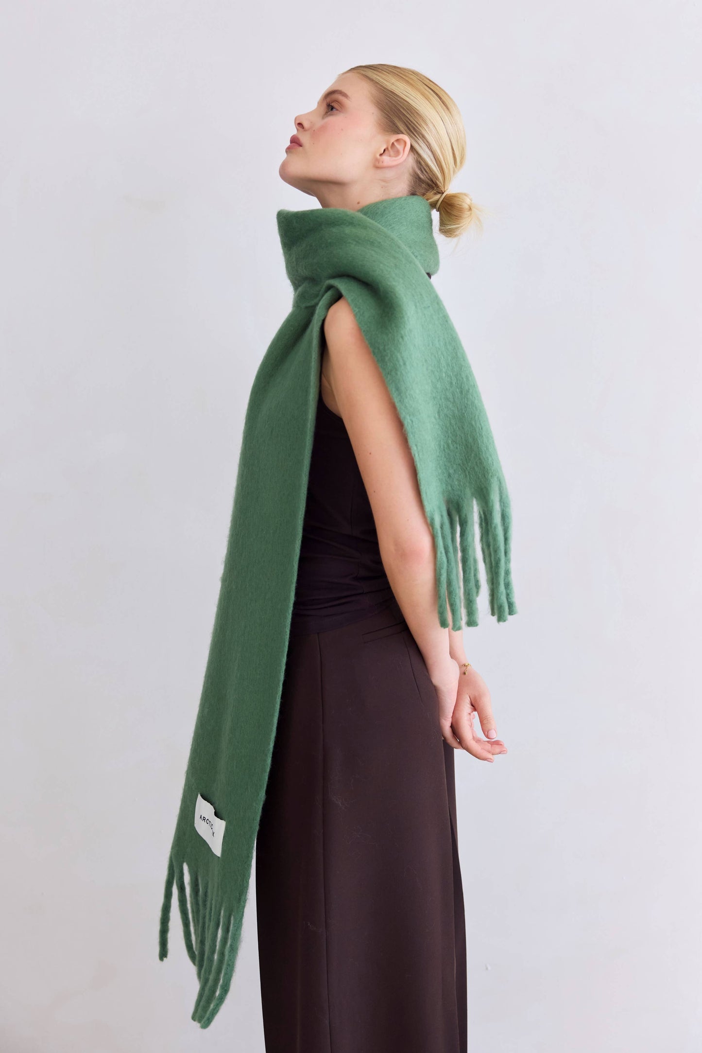 ARCTIC FOX The Stockholm Scarf - 100% Recycled - Forest Fern - FW25