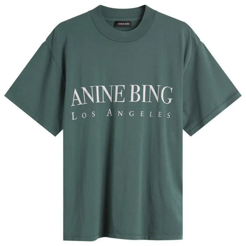 ANINE BING Ashton Tee Los Angeles | Dark Teal