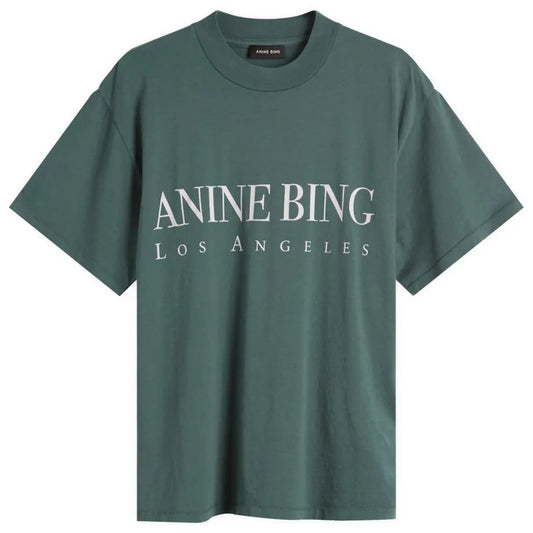 ANINE BING Ashton Tee Los Angeles | Dark Teal