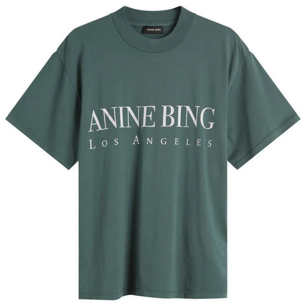 ANINE BING Ashton Tee Los Angeles | Dark Teal