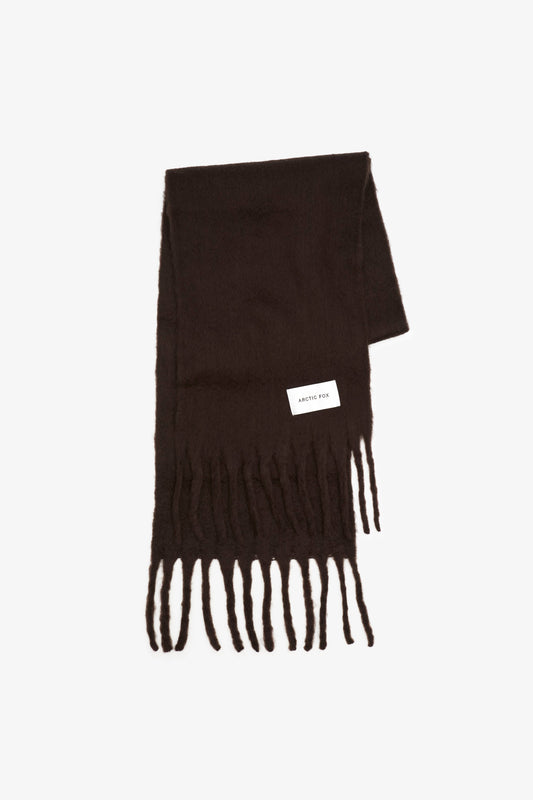 ARCTIC FOX The Reykjavik Scarf - 100% Recycled - Ground Coffee - FW25