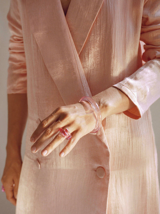 Rod Bracelet: Clear / SML